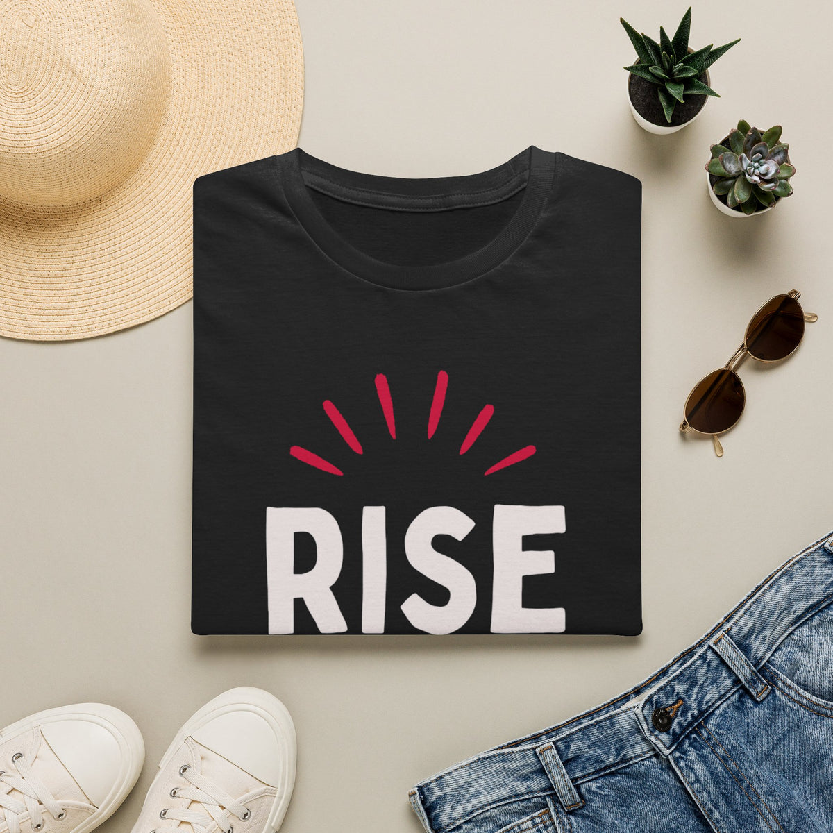 Rise and Grind T-Shirt — Motivational Graphic Tee