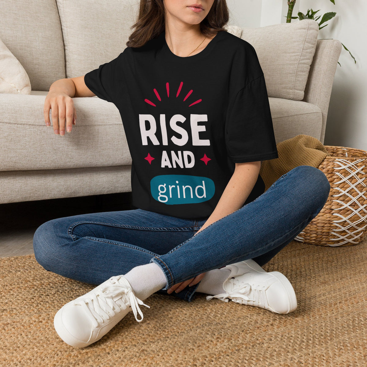 Rise and Grind T-Shirt — Motivational Graphic Tee