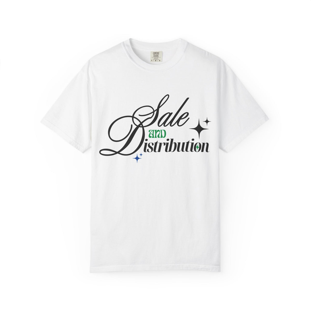Sale and Distribution Script Logo T-Shirt