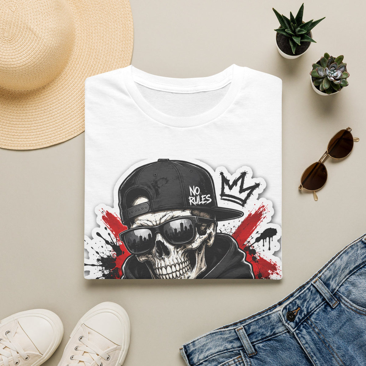 Stay Focused Skull T-Shirt