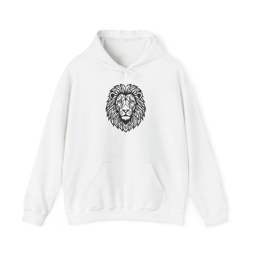 Lion Design Hoodie — 'Lion Behind Me' Graphic Pullover
