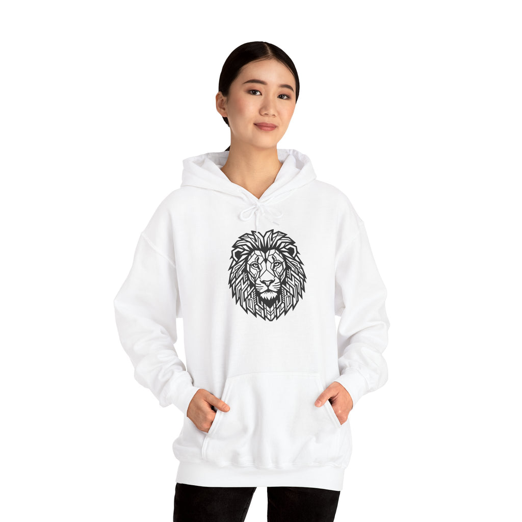 Lion Design Hoodie — 'Lion Behind Me' Graphic Pullover