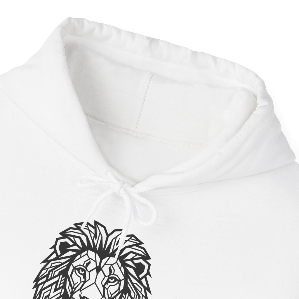 Lion Design Hoodie — 'Lion Behind Me' Graphic Pullover